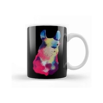 Humuts Cute Galactic Llama Space Exploration Lama Kupa Bardak