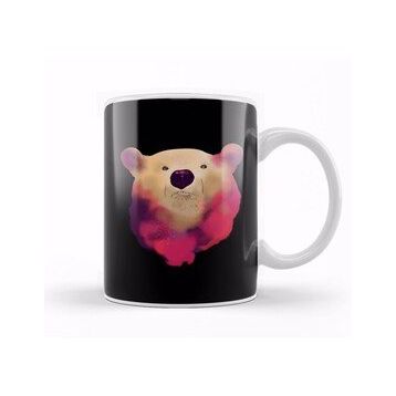 Humuts Cute Galactic Polar Bear Space Exploration Kupa Bardak