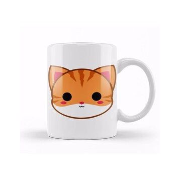 Humuts Cute Ginger Cat Kupa Bardak
