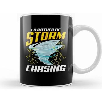 Humuts Cute Stormchaser I'd Rather Be Storm Chasing Kupa Bardak