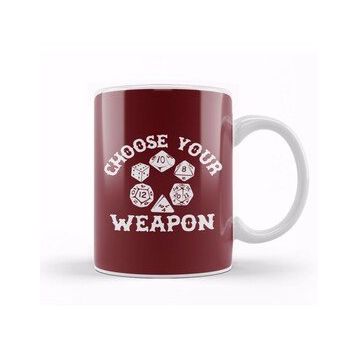 Humuts D and D Choose Your Weapon Dice Kupa Bardak