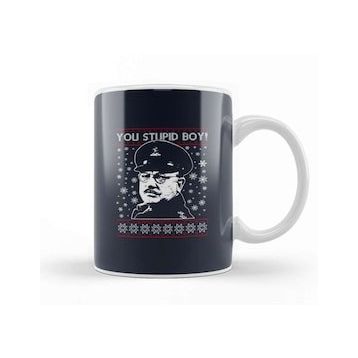 Humuts Dads Army Stupid Boy Christmas Knit Pattern Kupa Bardak