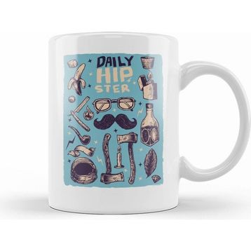 Humuts Daily Hipster Kupa Bardak