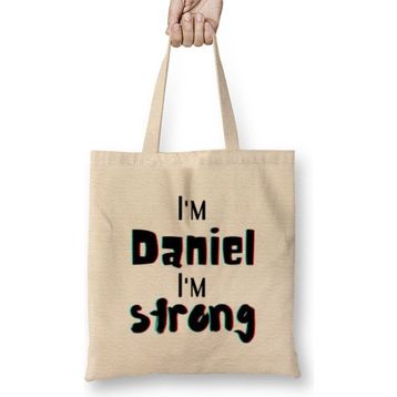 Humuts Daniel Name Personalized Custom Design Gift Baby-Gift For Him Bez Çanta