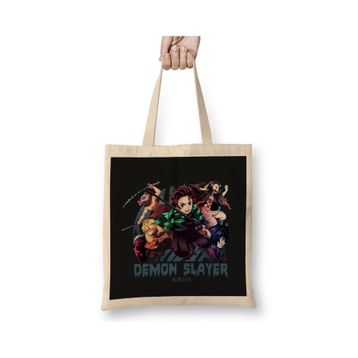 Humuts Demon Slayer Kimetsu No Yaiba Anime Bez Kadın Günlük Çanta
