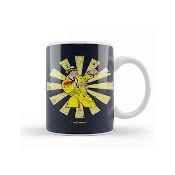 Humuts Dick Tracy Retro Japanese Kupa Bardak
