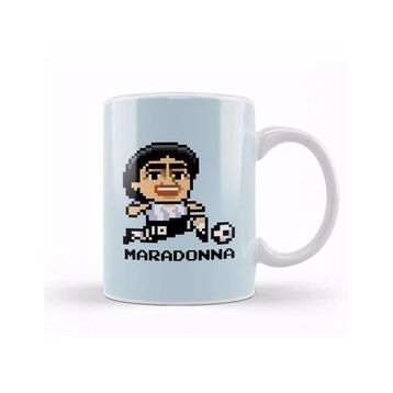 Humuts Diego Maradonna Pixel Character Kupa Bardak