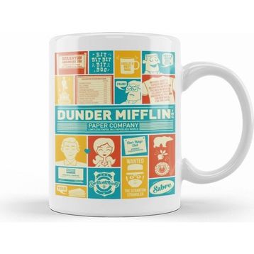 Humuts Dunder Mifflin Beyaz Kupa