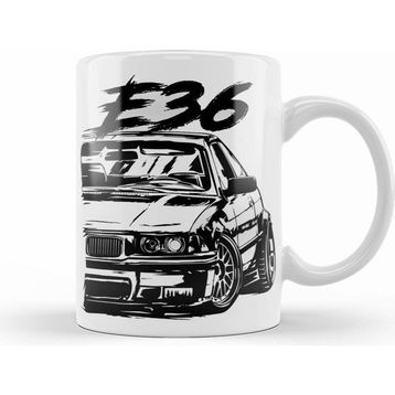 Humuts E36 Dirty Style Beyaz Kupa