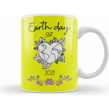 Humuts Earth Day 2021 Beyaz Kupa