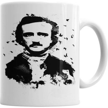 Humuts Edgar Allan Poe Beyaz Kupa