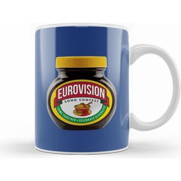 Humuts Eurovision Marmite Jar Beyaz Kupa