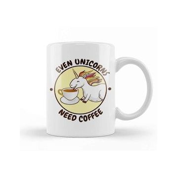 Humuts Even Unicorns Need Coffee Kupa