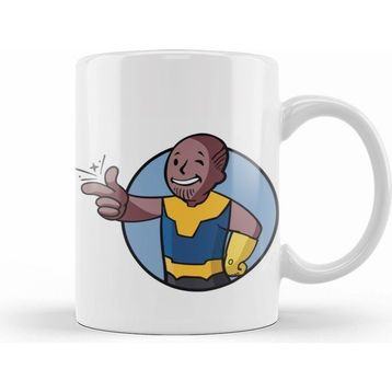 Humuts Fallout Vault Boy Thanos Beyaz Kupa