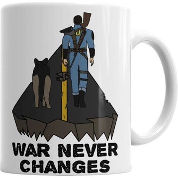 Humuts Fallout War Never Changes Beyaz Kupa