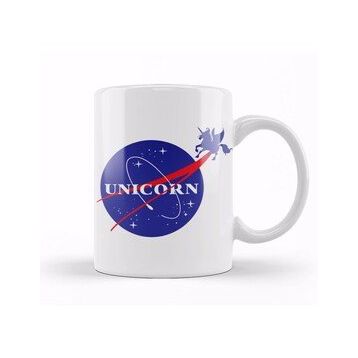Humuts Flying Nasa Unicorn Kupa Bardak