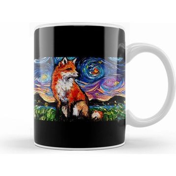 Humuts Fox Vulpine Night Kupa Bardak