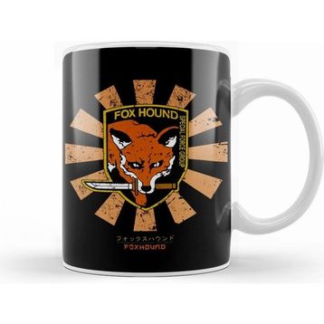 Humuts Foxhound Retro Japanese Metal Gear Solid Kupa Bardak