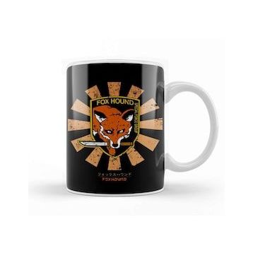 Humuts Foxhound Retro Japanese Metal Gear Solid Kupa Bardak