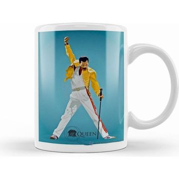 Humuts Freddie Mercury 01 Beyaz Kupa