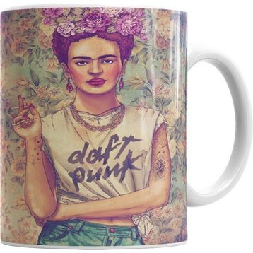 Humuts Frida Kahlo Daft Punk Kupa Bardak
