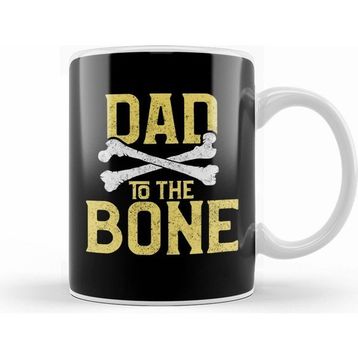 Humuts Funny Dad To The Bone Beyaz Kupa