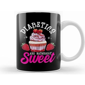 Humuts Funny Diabetics are Naturally Sweet Beyaz Kupa