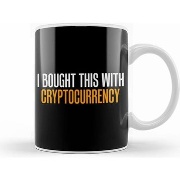 Humuts Funny I Bought This with Cryptocurrency Beyaz Kupa