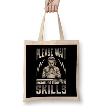 Humuts Funny Please Wait Installing Muay Thai Skills Mma Bez Çanta