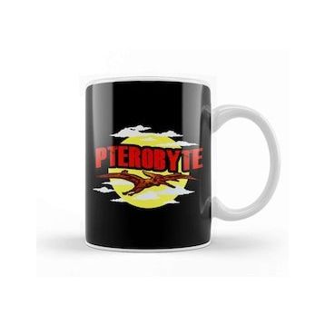 Humuts Funny Pterobyte Pterodactyl Dinosaur Flying Dino Kupa Bardak