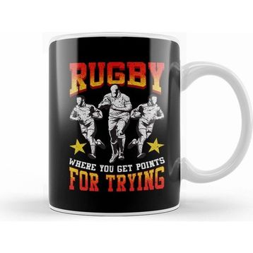 Humuts Funny Rugby Where You Get Points for Trying Pun Kupa