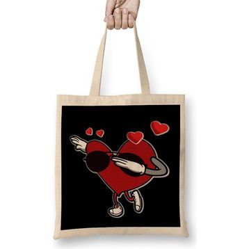 Humuts Funny Valentine S Day Dabbing Heart Dancing Bez Çanta