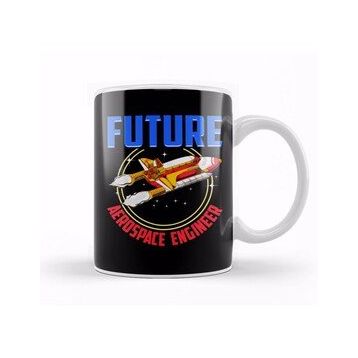 Humuts Future Aerospace Engineer Spaceship Launch Kupa Bardak