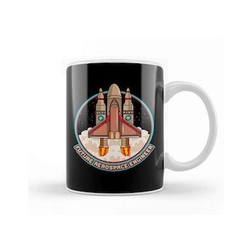 Humuts Future Aerospace Engineer Spaceship Launch Kupa Bardak