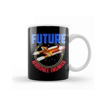 Humuts Future Aerospace Engineer Spaceship Launch Kupa Bardak
