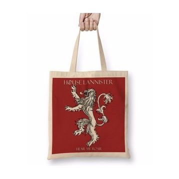 Humuts Game of Thrones House Lannister 2 Uzun Saplı Kadın Bez Çanta