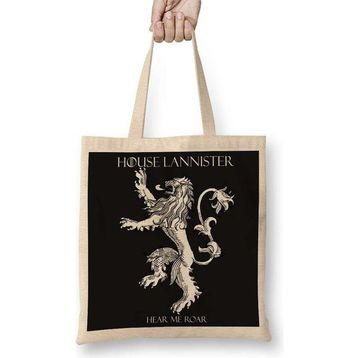 Humuts Game of Thrones House Lannister Uzun Saplı Kadın Bez Çanta