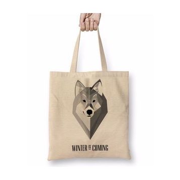 Humuts Game of Thrones Winter is Coming Uzun Saplı Kadın Bez Çanta