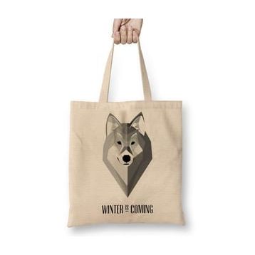 Humuts Game of Thrones Winter is Coming Uzun Saplı Kadın Bez Çanta