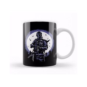 Humuts Gas Mask Soldier Kupa