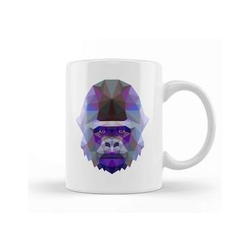 Humuts Geometric Animal Gorilla Kupa Bardak
