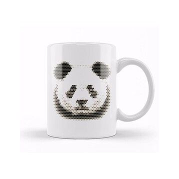 Humuts Geometric Animal Panda Kupa Bardak
