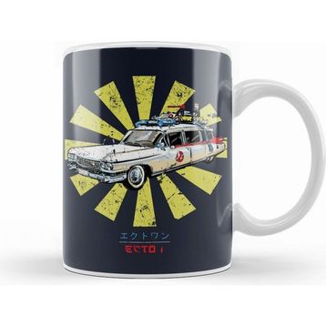 Humuts Ghostbusters Ecto 1 Retro Japanese Kupa Bardak