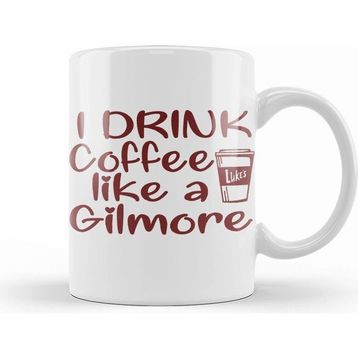 Humuts Gilmore Girls Drink Coffee Like A Gilmore Luke's Coffee T Gilmore Girls Fan Gift Brown Kupa Bardak
