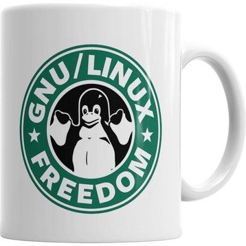 Humuts Gnu Lınux Kupa Bardak