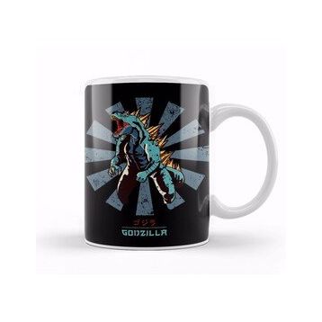 Humuts Godzilla Retro Japanese Kupa Bardak