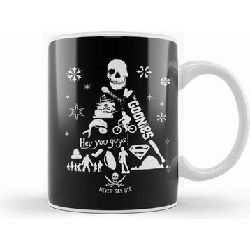 Humuts Goonies Christmas Tree Silhouette Kupa Bardak