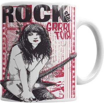 Humuts Grrrl Riot Rock Kupa Bardak