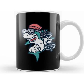 Humuts Gym Shark Kupa Bardak