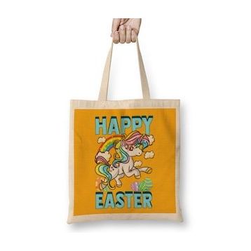 Humuts Happy Easter Unicorn Egg Hunt Bez Kadın Günlük Çanta